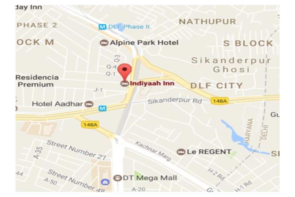 Indiyaah Inn Gurgaon Extérieur photo